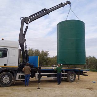 Poliéster Decasur deposito verde